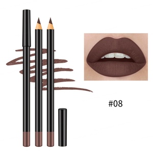 Crayon contour des lèvres marron à marque privée, 16 couleurs, nude, végétalien, mat, waterproof, maquillage pour les yeux et les lèvres - Product Image 2