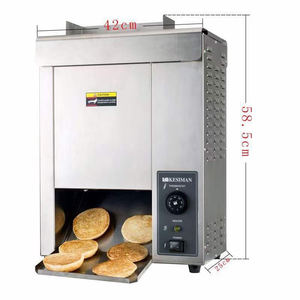 Tostadora transportadora eléctrica, horno comercial para hornear pan, máquina para hamburguesas sándwich, tostadora automática para bollos de hamburguesas - Product Image 1
