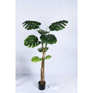 Nouvelle conception, vente chaude, <span class=keywords><strong>plante</strong></span> verte artificielle, <span class=keywords><strong>Monstera</strong></span> Deliciosa, arbre d'intérieur et d'extérieur, décoration de la maison, plantes artificielles de haute qualité - Product Image 4