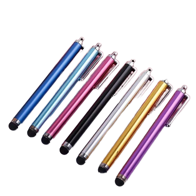 Wholesale Universal Capacitive Screen Touch Pen Portable Clip Metal Touch Screen Stylus Pen for Mobile Phone for Tablet