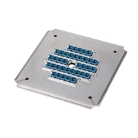 Equipo de pulido de fibra óptica SC PC, Conector de 36 puertos, plantillas de fijación para producción de cables de parche