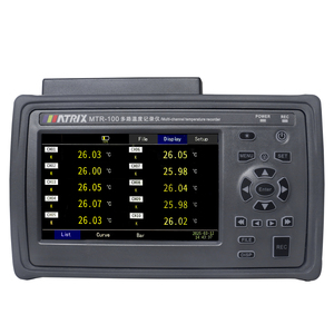 MTR100 <span class=keywords><strong>10</strong></span>通道触摸屏温度控制器数据记录仪无纸温度记录仪 - Product Image 1