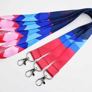 High Quality Custom Printing Logo Id Card Holder <b>Lanyards</b> with Logo Design Custom Strong Id Badge Neck Lace - Product Image 1