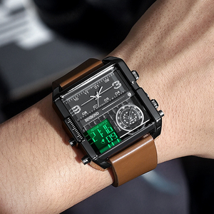 BINBOND B3332 3332 <span class=keywords><strong>Orologio</strong></span> Sportivo da <span class=keywords><strong>Uomo</strong></span> con Display LED, <span class=keywords><strong>Orologio</strong></span> da Polso di Lusso, <span class=keywords><strong>Digitale</strong></span> Quadrato, Elettronico <span class=keywords><strong>Analogico</strong></span> al Quarzo - Product Image 4