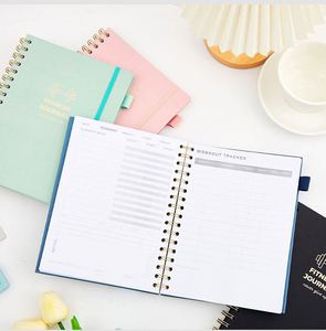 Carnet de planification financière à spirale, journal personnalisé, design sur mesure, 100 g/m², pour étudiants, 200 pages - Product Image 2