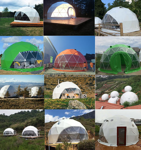 Kit de Dôme Géodésique Écologique de Luxe pour Hôtel, Tentes Dôme Géométriques Transparents en PVC pour Glamping, Grandes Dômes de 6m, 12m, 20m, 50m, Idéales pour l'Hiver - Product Image 5