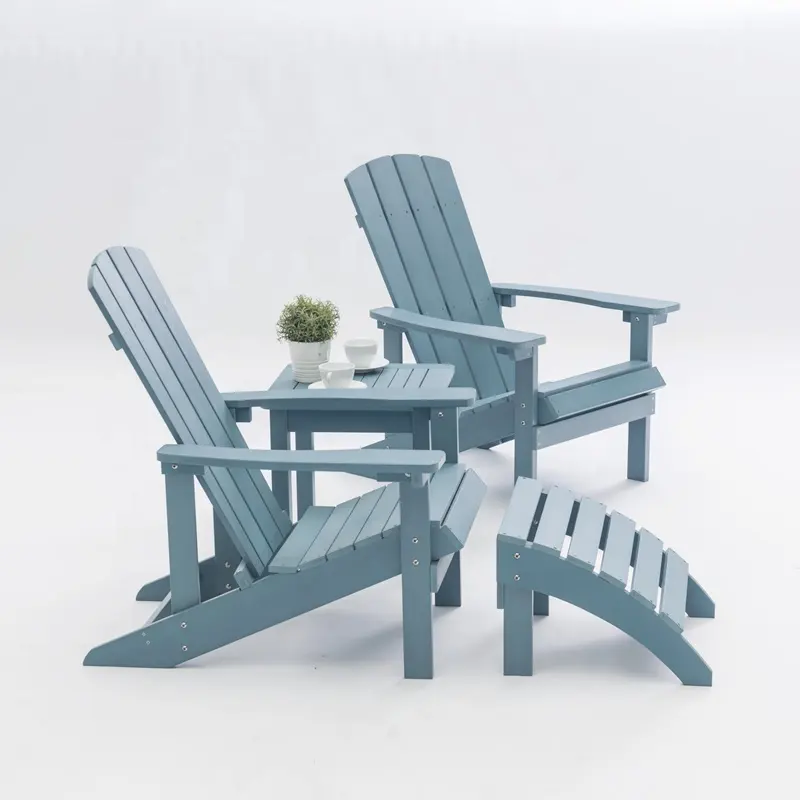 Muskoka Chair Waterproof Outdoor Garden Patio Beach Folding Lounge Hard Polywoo Muskoka Adirondack Chairs