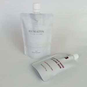 Pochette à bec verseur personnalisée réutilisable de qualité alimentaire, sac en plastique pour liquides, pochette à bec verseur pour cosmétiques, sac pour masque facial - Product Image 4