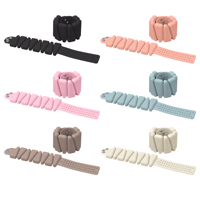 4lb Force Réglable Silicone Triangle Sangle Cheville Poignet Poids Bracelet pour Gym Pilates Usage Domestique