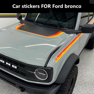 Adesivi per auto per la modifica del cofano del corpo <span class=keywords><strong>Ford</strong></span> bronco decalcomanie sportive personalizzate in vinile <span class=keywords><strong>accessori</strong></span> per pellicola per auto modifica personalizzata - Product Image 2