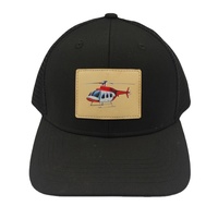 Casquettes Trucker 6 Panneaux, Gorras Snapback en Maille, Casquettes Trucker avec Dos en Maille et Logo Personnalisé en Cuir