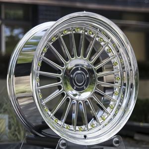 Rines Cromados 5X120 de 18 y 19 Pulgadas, Ruedas de Aleación de Aluminio para Autos de Pasajeros <span class=keywords><strong>BMW</strong></span> E46 E34 E60 E90 E92 E60 E39 F30 E32 E36 - Product Image 1