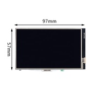 Módulo de Pantalla LCD IPS de 4 Pulgadas, 800X400, Pantalla de 4.0 Pulgadas con Panel Táctil Resistivo GPIO, Salida de Audio para Raspberry Pi