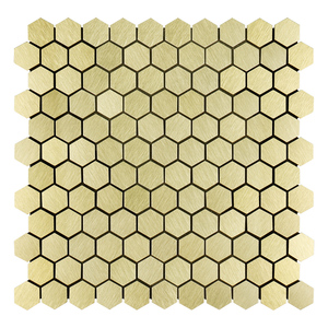 New PVC Aluminum Plastic Wall Panel Self Adhesive Peel and Stick Honeycomb <strong>Hexagon</strong> <strong>Wallpaper</strong> - Product Image 3