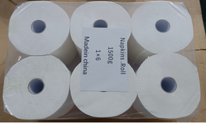 Trắng/Nâu tái chế bột giấy nguyên chất hardwound tay giấy khăn cuộn 800ft 300ft 1ply/2ply Jumbo CuộN nhà bếp giấy khăn cuộn - Product Image 5