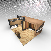 Stand d'exposition professionnel facile à monter, sur mesure, 10x20 pieds, 20x20 pieds, pour salon professionnel, autres équipements de salon professionnel