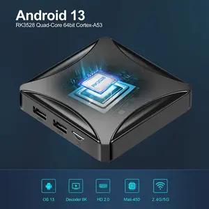 TV Box Android X88 Mini 13 4K de Alta Calidad, 13.0 RK3528 2GB 16GB, WiFi 2.4G y 5G, Reproductor Multimedia, IPTV - Product Image 4