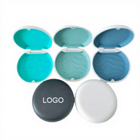 Étui de retenue de LOGO personnalisé avec fermeture aimantée et Insert en Silicone quantité minimale de commande 500 pièces seulement)