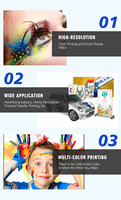 Nueva Impresora Eco Solvente de 70cm con Cabezal XP600, Plotter de Formato Pequeño para Impresión de Señalización, Adhesivos y Pósters