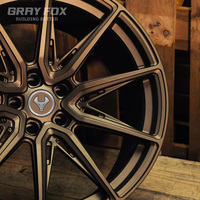 GRAYFOX Jantes en aluminium personnalisées bronze mat 5x112 5x120 5x114.3 18 19 20 21 pouces, roues forgées pour BMW X5 Audi AMG Porsche Model 3