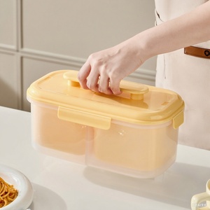 Support OEM New Portable Lunch Box Heating Bento Box Office Warm Double-compartment Low-sugar Lunch Box Student Food <b>Warmer</b> - Product Image 1