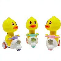 Nouvelle Conception Voitures Jouets à Pousser et Tirer en Forme de Petit Canard de Dessin Animé, Vente Chaude à Prix Abordable pour Enfants, Voiture Jouet à Tirer pour Enfants, Canard à Pression
