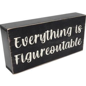 Letrero <span class=keywords><strong>de</strong></span> Madera con la Frase 'Every Little Thing Is Gonna Be Alright' con Diseño <span class=keywords><strong>de</strong></span> Aves, Decoración Rústica para el Hogar, Escritorio, Estante, Mesa o Pared, Color Negro - Product Image 2