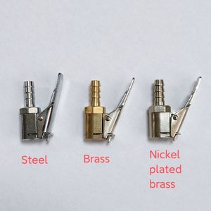 AC08A <strong>Wholesale</strong> Truck Repair Tool Clip-on Brass Tire Air <strong>Chuck</strong> with Long Hose Barb