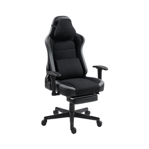 Chaise de jeu de course exécutive ergonomique la plus vendue avec revêtement en cuir synthétique et cadre en acier inoxydable, inclinable avec repose-pieds - Product Image 2