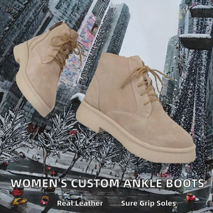 Custom-Made Lightweight Casual Snow <b>Boot</b> Women Autumn Slip-Resistant Warm Plush Lining Toe Lace-Up Closure Soft Feature - Product Image 2