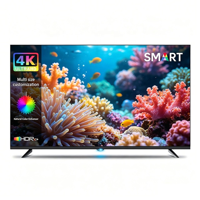 Tempered HDTV 50-98 Inch Android Smart TV with Mini LED QLED 4K/8K UHD WiFi 178 Viewing Angle