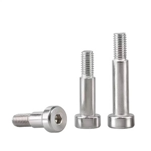 304 thép không gỉ nửa ren bước bằng Chiều cao Vai bu lông M2 Hex ổ cắm vít M2-M12 nâng vai giới hạn - Product Image 5