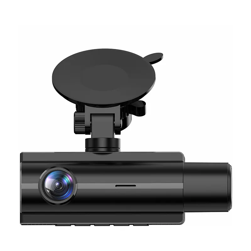3 inç ekran üç kanal 1080P Video sürüş kaydedici hareket ön panel kamerası çift kameralı araç DVR Dash kamera
