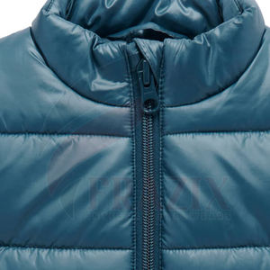 Fashion Design Children Winter Warm Vest Baby Kids Puffer <strong>Gilet</strong> Army Green Hooded Warm Vest - Product Image 2