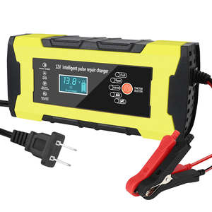 Prise UE 12V 10A Chargeur de batterie intelligent rapide pour voiture et moto Réparation automatique d'impulsion intelligente rapide - Product Image 1