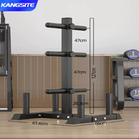 Support de rangement pour plaques de poids et barres, support pour plaques olympiques, robuste, multi-rangement pour équipement de fitness à domicile
