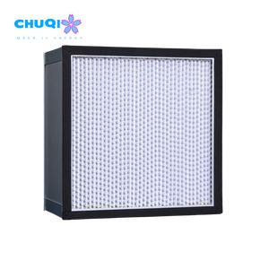 Nouveau filtre à air HVAC 99,95 % OEM personnalisé H14 0,3 µm HEPA avec plis profonds et flux d'air laminaire - Product Image 1