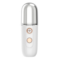Rechargeable Electric Facial Fine Continuous Spray Plastic Bottle