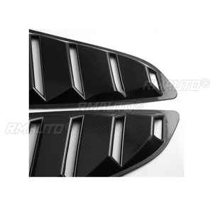 For Ford Mustang Car Side Rear <b>Window</b> Louver Shutter <b>Cover</b> For Ford Mustang 2015-2017 Rear Quarter Panel <b>Window</b> Body Kit - Product Image 3