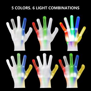 DAMAI Light-up Colorful Light Up Guantes Led Brillantes Disfraz de Navidad y <span class=keywords><strong>Halloween</strong></span> <span class=keywords><strong>Clubbing</strong></span> Party Favors Juguetes Guantes LED - Product Image 4