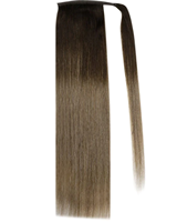 Extensions de queue de cheval en cheveux humains vierges 100% naturels européens, cuticules alignées, Remy, pour femmes