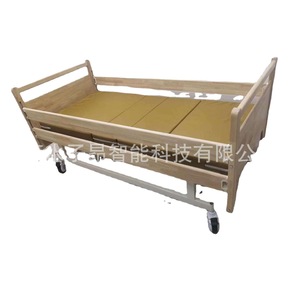Cimai Nursing <b>Bed</b> Manual Solid Wood Elderly Care Home Use - Product Image 5