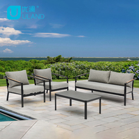 Uland – mobilier de jardin moderne en fonte d'aluminium, canapés de jardin, salon, ensemble de meubles d'extérieur