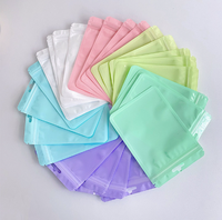 Sacs refermables personnalisés colorés pour bijoux, bagues, décorations, petites pochettes en plastique auto-scellantes avec impression en stock