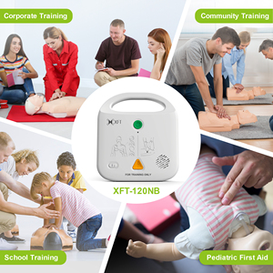 Défibrillateur <span class=keywords><strong>externe</strong></span> <span class=keywords><strong>automatisé</strong></span> portable Tainer XFT-120NB, simulateur AED, formation en RCP, dispositif d'enseignement des premiers secours, certifié FCC/CE - Product Image 4