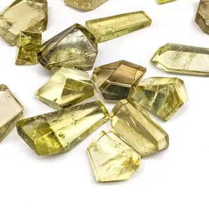 Factory Price yellow citrine raw stone heading crystal gemstone citrine free shape For Home Decoration and jewelry
