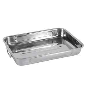 Karl Krüger Vierkantpfanne 40x30x6cm Edelstahl - Product Image 1