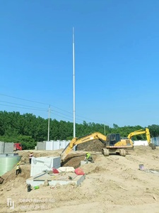 Cột thu lôi tự hỗ trợ trong 10m 15m 12M 18M 20m 25 mét chiều dài để chống sét và nối đất - Product Image 5