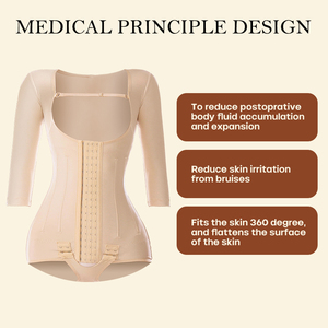 <span class=keywords><strong>Liop</strong></span> Recovery Shapewear à entrejambe ouvert, taille haute, effet ventre plat et rehausseur de fesses, Fajas Colombianas pour femme, post-chirurgie - Product Image 5