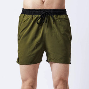 Pantalones Cortos de Playa para Hombre, Personalizados OEM, 100% Algodón, Color Sólido, Casuales, Transpirables, Impermeables, Ecológicos, de Secado Rápido y Elásticos - Product Image 1